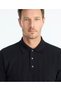 Regular Shirt Collar Long Sleeve Sweater - 3