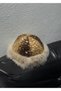 Soft Furry Bambi̇ Patterned Hat - 2