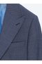 Blue Modern Fit Wool Blend Suit - 8