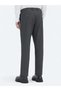 Anthracite Straight Woven Jogging Fit Casual Trousers - 5