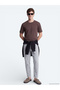 Brown Plain T-Shirt - 4