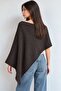 Kayık Yaka Knitwear Cape Blouse - 3