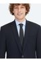 Navy Blue Micro Regular Fit Suit - 3
