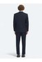 Navy Blue Micro Regular Fit Suit - 6
