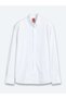 Navy Blue Striped Regular Fit Long Woven Classic Shirt - 7