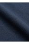 Navy Blue Plain Woven Slim Fit Sports Cotton Blend Trousers - 8