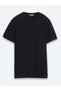 Navy Blue Plain Knitted Sweater - 7