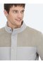 Beige Regular Fit Micro Gel Fiber Sports Jacket - 5