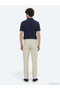 Beige Straight Woven Regular Fit Casual Trousers - 4