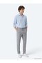 Anthracite Straight Woven Jogging Fit Casual Trousers - 5