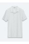 White Striped Regular Fit Short Casual Shirt - 7