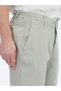 Light Khaki Woven Jogging Fit Casual Cotton Blend Trousers - 3