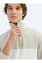 Bej Dik Yaka Sweatshirt - 4