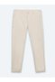 Beige Woven Jogging Fit Casual Cotton Blended Pants - 6