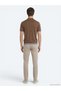 Brown Plain 100% Cotton T-Shirt - 5