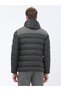 Khaki Regular Fit Hooded Woven Coat - 6