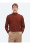 Tile Half Turtleneck Jacquard Wool Blend Knitwear Sweater