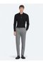 Anthracite Woven Regular Fit Casual Trousers