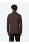 Brown High-Neck Plain Sweatshirt - 6