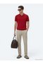 Red Polo Neck Plain Knit Knitwear - 2