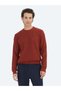 Tile Crew Neck Jacquard Knit Sweater