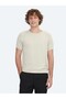 Ecru Crew Neck Jacquard Knitwear