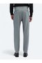 Gray Woven Carrot Fit Casual Trousers - 5