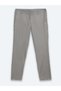 Gray Fabric Jogging Fit Casual Trousers - 6
