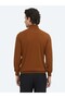 Camel Hair Half Turtleneck Solid Knit Wool Blended Sweater Sweater - 5
