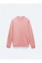 Pink Crew Neck Printed Sweatshirt - 8