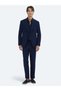Navy Blue Straight Modern Fit Suit - 2