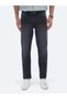 Anthracite Slim Fit Denim Cotton Blended Trousers - 2