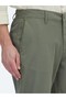 Khaki Woven Jogging Fit Casual Cotton Blend Trousers - 4