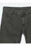 Khaki Regular Fit Denim 100% Cotton Trousers - 7
