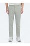 Light Khaki Woven Jogging Fit Casual Cotton Blend Trousers - 2