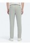 Light Khaki Woven Jogging Fit Casual Cotton Blend Trousers - 4