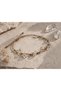 Crystal Quartz Natural Stone Anklet / Bracelet Adjustable Handmade