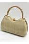 Beegi Croco Beige/Cream Women's Evening Dress Clutch Chained Portfolio Wedding Event Night Bag - 5