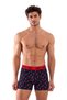 Cotton Lycra Flexible Fabric Printed Colorful Patterned Set of 3 Men's Boxers - 6