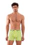 Cotton Lycra Flexible Fabric Printed Colorful Patterned Set of 3 Men's Boxers - 4