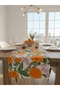 Runner with Orange Pattern