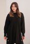 Women's Knitwear Fabric Button Detailed 2-Piece Knitwear Set 8576 Black - 2
