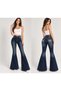 Vintage Washed Spanish-Style Jeans with Butterfly and Stone Details - 3