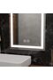 Rectangular LED Mirror, 50x70cm, RADIANTE Touch, Defog System, Dimmable - 6
