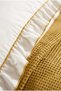 7 Piece Cotton Pique Covered and Ruffled Fulya Double Duvet Cover Set Mustard - 4