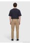 Navy Blue Plain 100% Cotton T-Shirt - 6