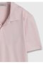 Pink Plain 100% Cotton T-Shirt - 8