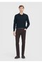 Black Polo Neck Plain Knit Sweater - 2