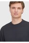 Anthracite Crew Neck Plain Sweatshirt - 3
