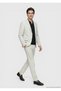 Stone Plain Comfort Fit Knitted Suit - 2